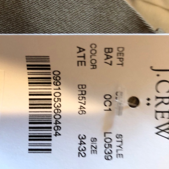 J. Crew SLIM FLEX khakis. NWT, Light Weight! - Picture 5 of 12